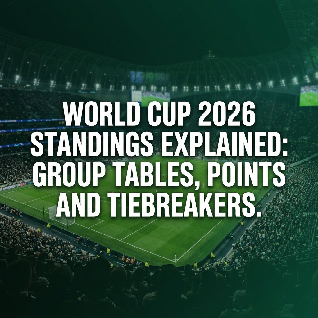 World Cup 2026 standings explained: group tables, points and tiebreakers